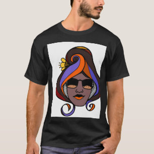 T-shirt Dame Classe Sassy - Funk Fleur Solaire
