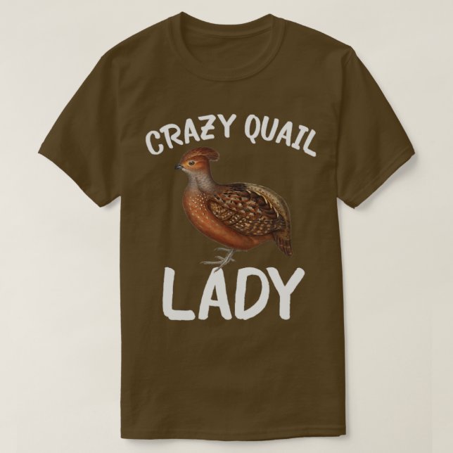 T-shirt Dame Crazy Quail (Design devant)