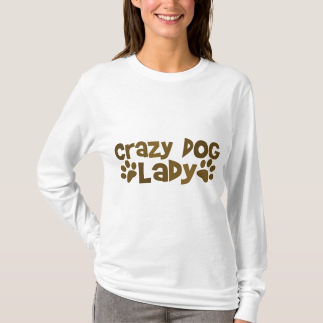 T-shirt Dame de chien fou (Devant)