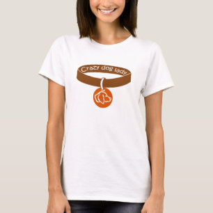 T-shirt dame de chien fou