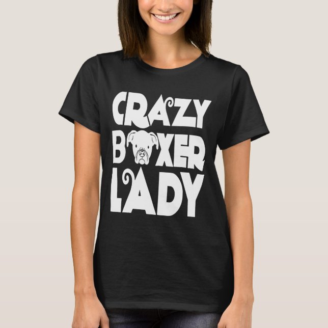 T-shirt Dame de la boîte folle (Devant)