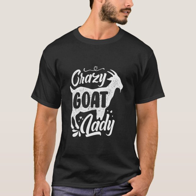 T-shirt Dame de la chèvre folle (Devant)