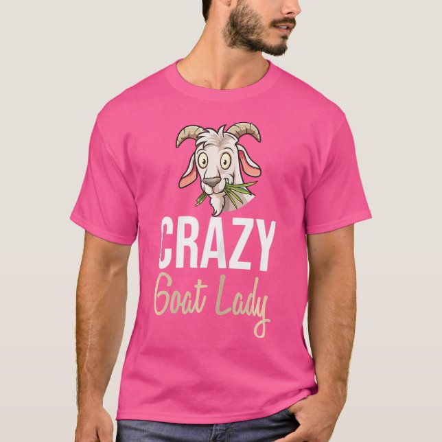 T-shirt Dame de la chèvre folle (Devant)