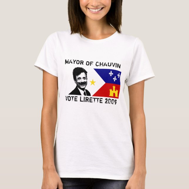 T-shirt Dame de MAIRE OF CHAUVIN (Devant)