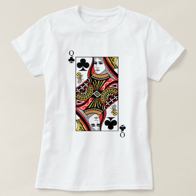T-shirt Dame de trèfle (Design devant)