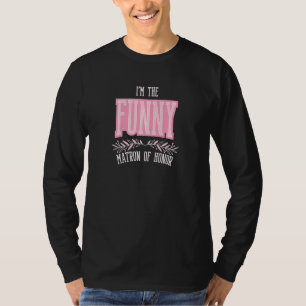 T-shirt Dame d'honneur féminine Enterrement de vie de jeu