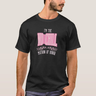 T-shirt Dame d'honneur féminine Pas de froid Marié assorti