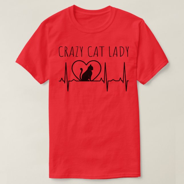 T-shirt Dame du Crazy Cat (Design devant)
