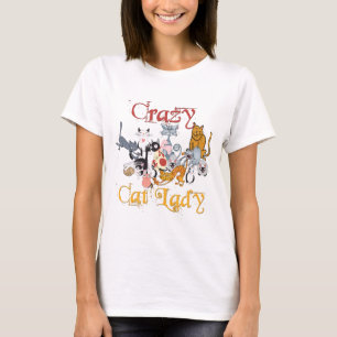 T-shirt Dame du Crazy Cat