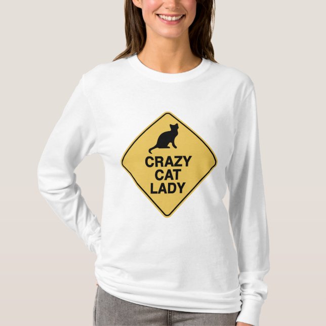 T-shirt Dame du Crazy Cat (Devant)