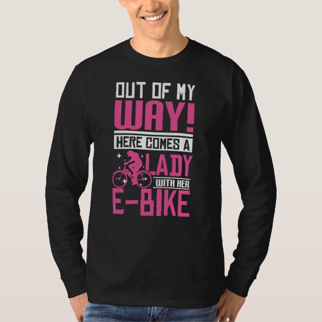 T-shirt Dame e-bike (Devant)