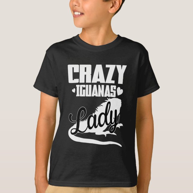 T-shirt Dame folle d'Iguana (Devant)