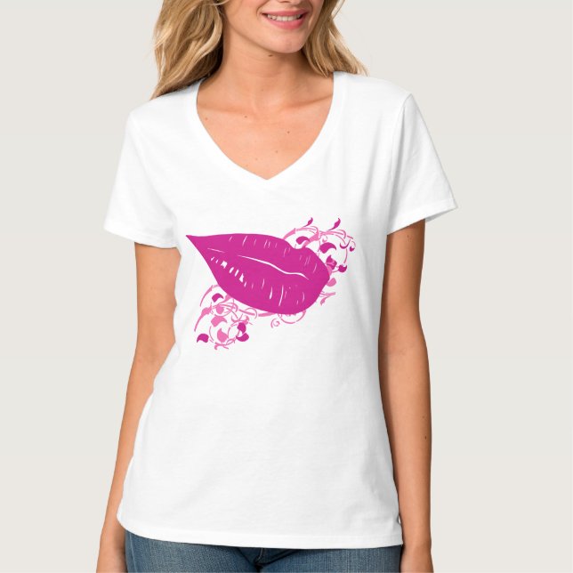 T-SHIRT DAME LIPS (Devant)