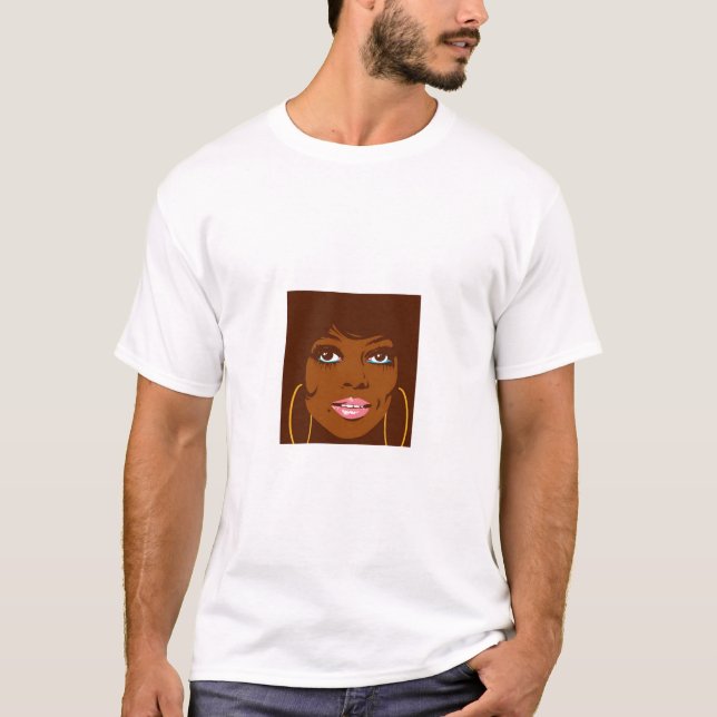 T-shirt dame noire (Devant)