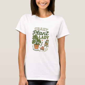 T-shirt Dame Plante folle