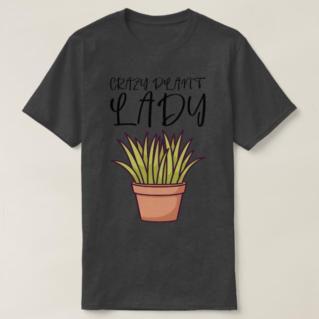 T-shirt Dame Plante folle 5 (Design devant)