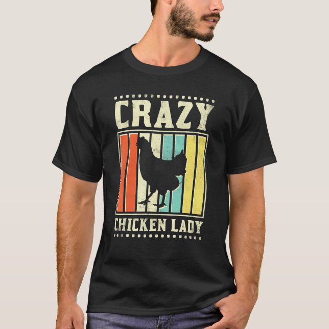 T-shirt Dame Poulet Folle (Devant)