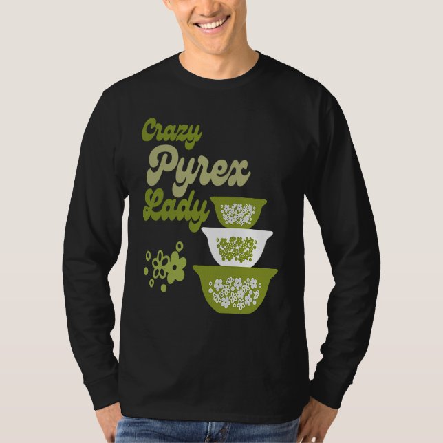 T-shirt Dame Pyrex Folle Collectionneuse de Floraison de P (Devant)
