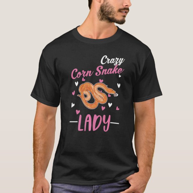 T-shirt Dame Serpent des Blés Folle Fille du Serpent des B (Devant)