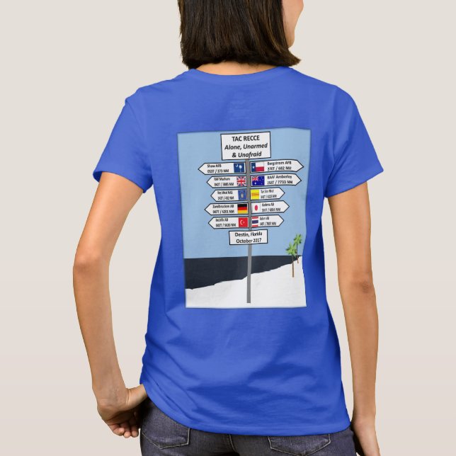 T-shirt Dames #2 de reconnaissance de Tac -- dos de (Dos)