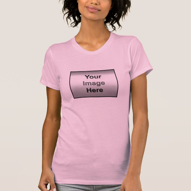 T-shirt Dames AA Casquette Sleeve Raglan (Devant)
