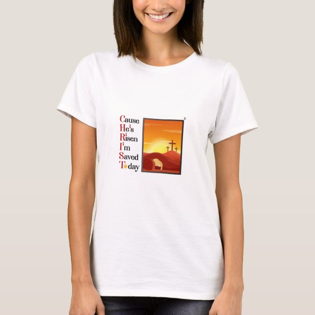 T-shirt Dames Christ Acronyme Tee (Devant)
