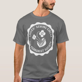 T-shirt Dames Coudre Cercle et société terroriste Tee