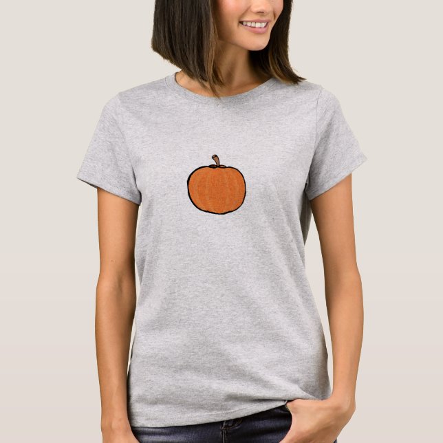 T-shirt dames d'automne/d'Halloween (Devant)