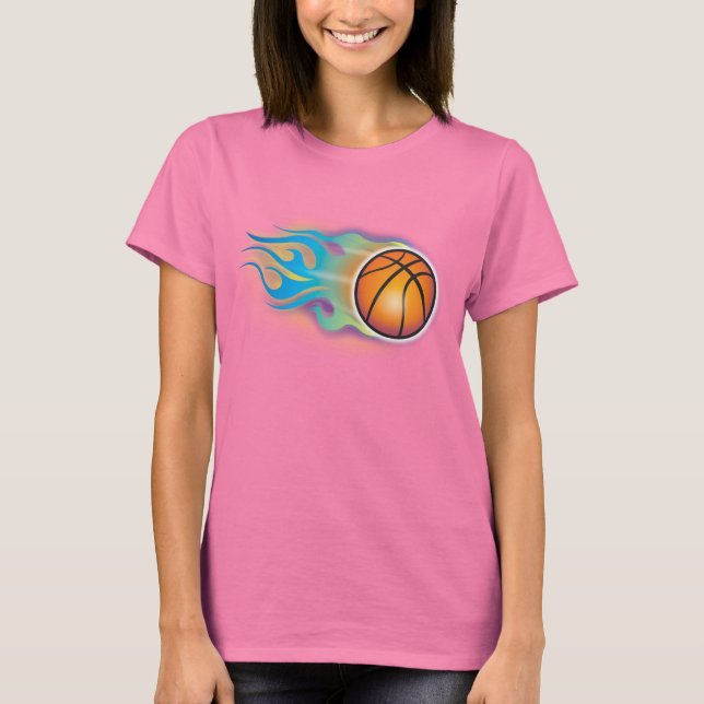 T-shirt dames de basket-ball (Devant)