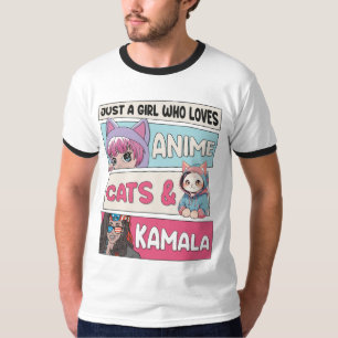 T-shirt Dames de chat pour Kamala - Anime, Cats et Kamala 
