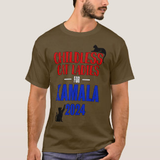 T-shirt Dames De Chat Sans Enfant Pour Kamala