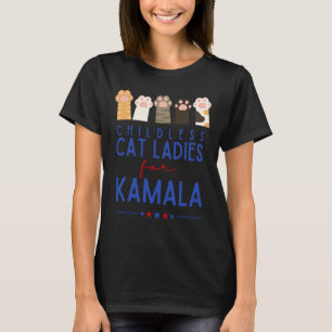 T-shirt Dames De Chat Sans Enfant Pour Kamala