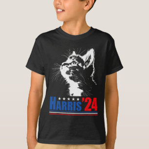 T-shirt Dames De Chat Sans Enfant Pour Kamala Harris 24 Us