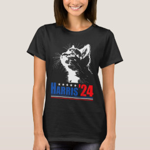 T-shirt Dames De Chat Sans Enfant Pour Kamala Harris 24 Us