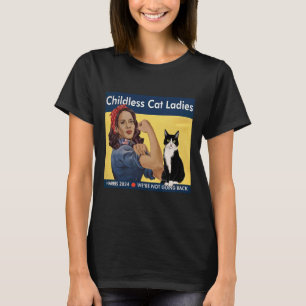 T-shirt Dames de chat sans enfants Nous n'allons pas reven