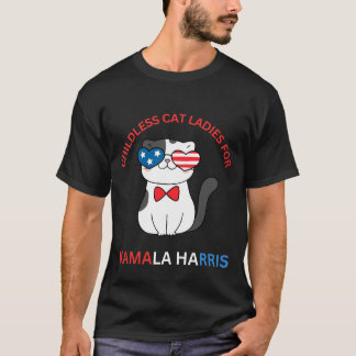 T-shirt Dames de chats sans enfant pour Harris - Tee Homme