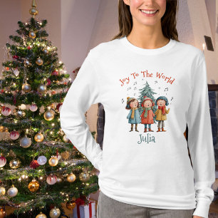 T-shirt Dames de la chorale de Noël Chemise de Noël avec n