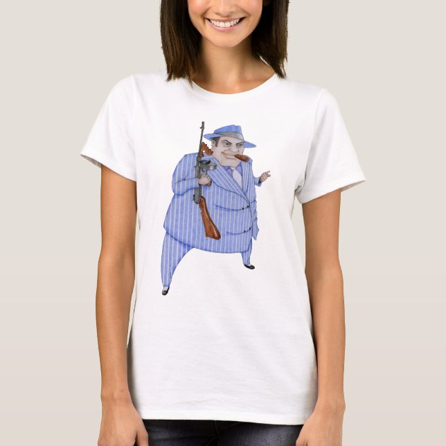 T-shirt dames de la mob Boss (Devant)