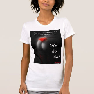 T-shirt Dames de Noël Naughty Père Noël Joke
