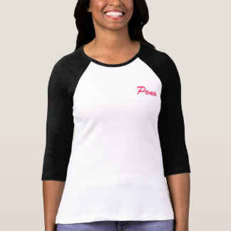 T-shirt Dames de Pilaki Pono 3/4 raglan de douille