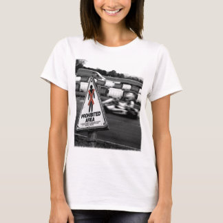 T-shirt Dames de signe de Karting de secteur interdit