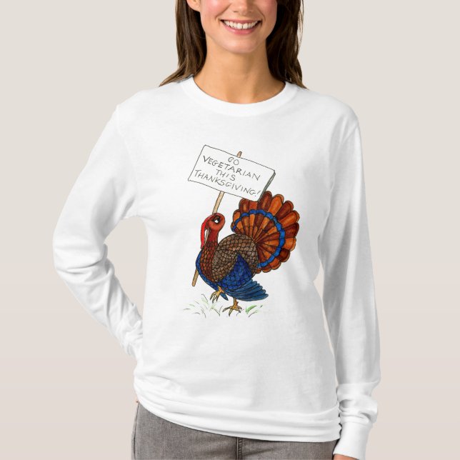T-shirt Dames de Thanksgiving Turquie (Devant)
