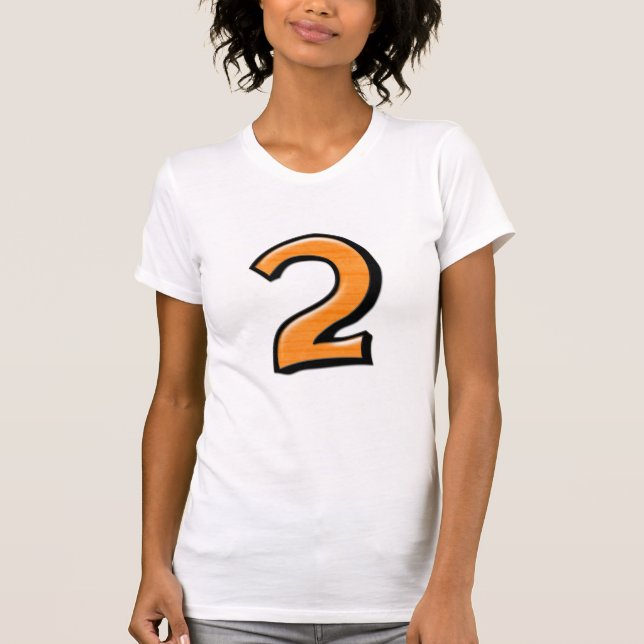 T-shirt Dames en noir et blanc 2 (Devant)