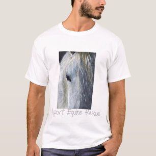 T-shirt Dames grunges T de délivrance équine de soutien