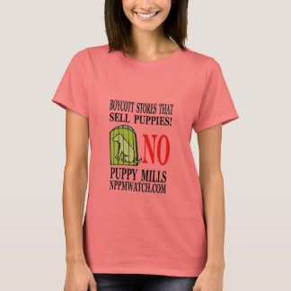T-shirt Dames No Puppy Mills