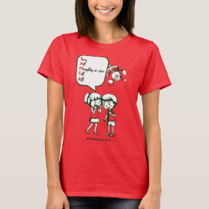 T-shirt Dames Père Noël Acronyme Tee