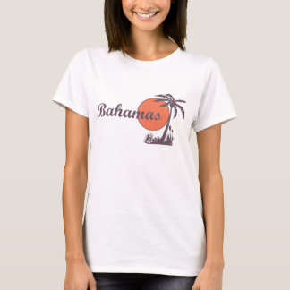 T-shirt Dames portées vintages T des Bahamas