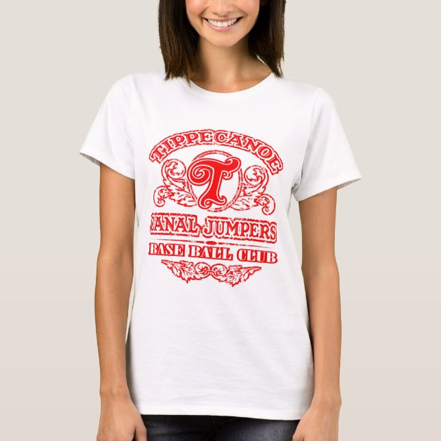 T-shirt (dames) - rétro logo (Devant)