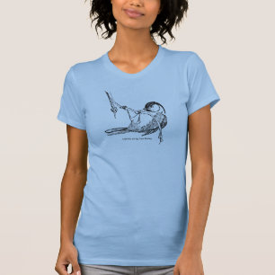 T-shirt Dames T/Chickadee Noir-couvert