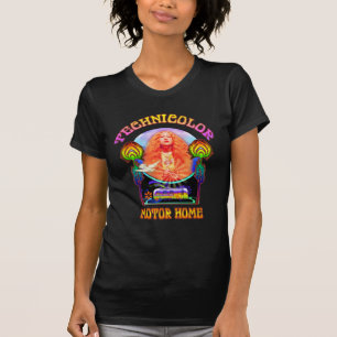 T-shirt Dames Twofer de bande de camping-car de